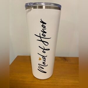 Maid of Honor Tumbler with Straw